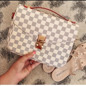 Checkered purse